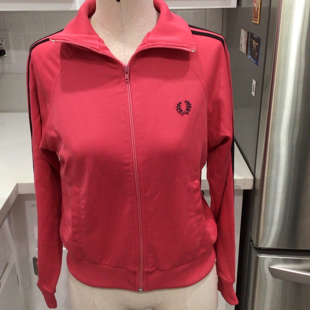 Fred Perry fuchsia pink track jacket 6